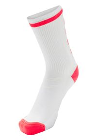 Skarpetki Hummel Elite Indoor Low. Kolor: biały, wielokolorowy, różowy
