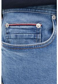 TOMMY HILFIGER - Tommy Hilfiger jeansy DENTON męskie. Kolor: niebieski #2