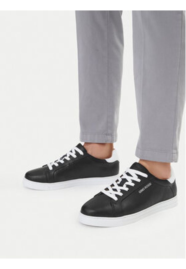Gino Rossi - GINO ROSSI Sneakersy CEO-OTSEGO-03 MI08 Czarny. Kolor: czarny. Materiał: skóra