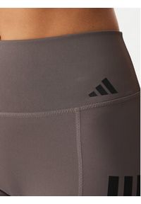 Adidas - adidas Szorty sportowe Optime Workout 3-Stripes JZ1099 Szary Slim Fit. Kolor: szary. Materiał: syntetyk #4