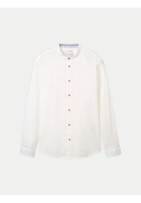 Tom Tailor Koszula 1040140 Biały Regular Fit. Kolor: biały. Materiał: bawełna #5