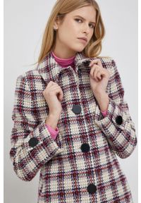 Sisley płaszcz z domieszką wełny przejściowy. Okazja: na co dzień. Materiał: wełna. Styl: casual #4