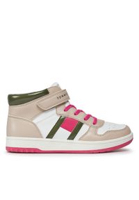 TOMMY HILFIGER - Tommy Hilfiger Sneakersy T3A9-32961-1434Y609 D Beżowy. Kolor: beżowy