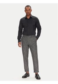 BOSS Koszula P-Hank 50503356 Czarny Slim Fit. Kolor: czarny. Materiał: syntetyk #4
