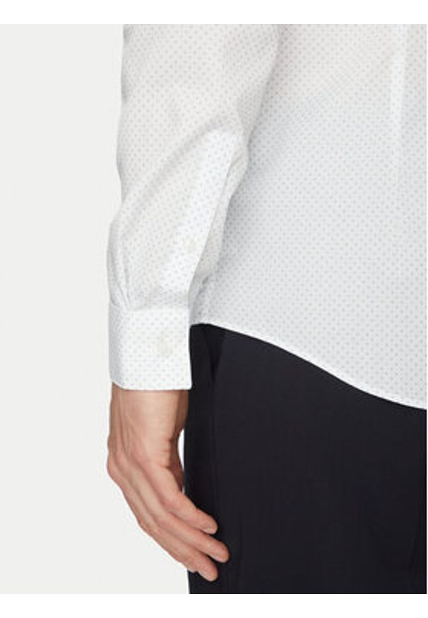 Calvin Klein Koszula K10K112743 Biały Extra Slim Fit. Kolor: biały. Materiał: bawełna