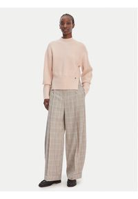 BOSS Sweter Fotus 50553239 Różowy Regular Fit. Kolor: różowy. Materiał: wełna #5