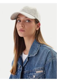 Calvin Klein Czapka z daszkiem Aop 6 Panel Baseball Cap LV04K5058G Beżowy. Kolor: beżowy. Materiał: poliester #3