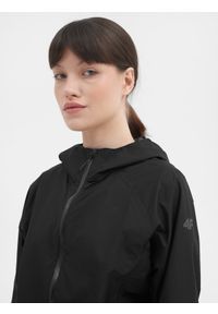 4f - 4F Kurtka trekkingowa wodoodporna membrana 10000 damska S. Kolor: czarny. Materiał: hardshell, softshell, polar, tkanina #1