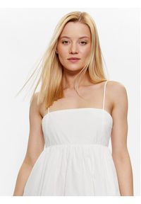 Glamorous Sukienka letnia CA0395 Biały Regular Fit. Kolor: biały. Materiał: bawełna. Sezon: lato #5
