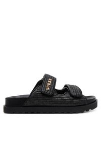 Guess Klapki Fadeliza FLJFDE FAP19 Czarny. Kolor: czarny