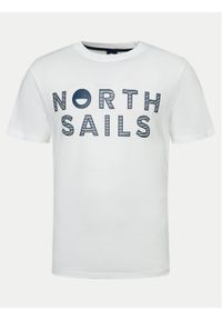 North Sails T-Shirt 692973 Biały Regular Fit. Kolor: biały. Materiał: bawełna