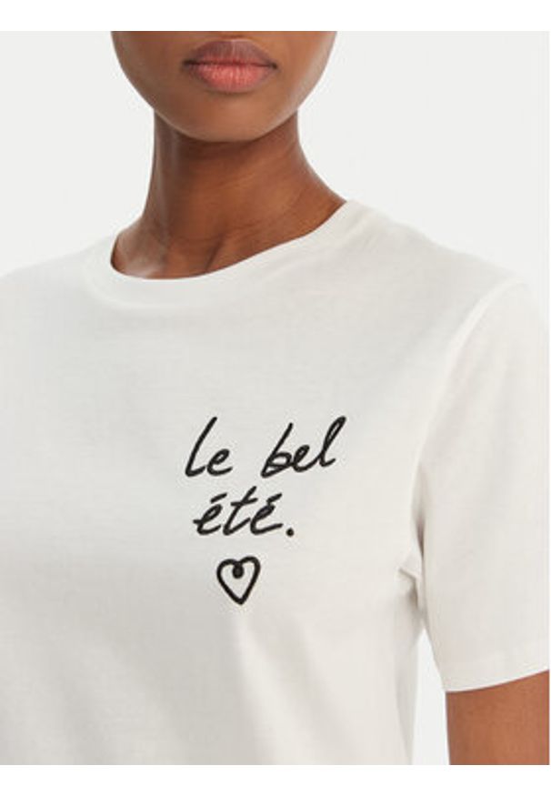Weekend Max Mara T-Shirt Bora 2615971042 Biały Regular Fit. Kolor: biały. Materiał: bawełna