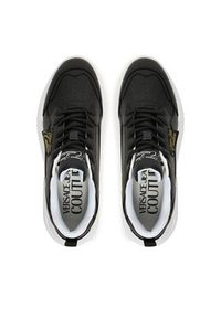Versace Jeans Couture Sneakersy 79VA3SC2 ZPB23 899 Czarny. Kolor: czarny. Materiał: skóra #5