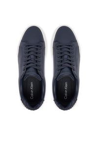 Calvin Klein Sneakersy Chunky Cupsole Laceup Lth Bt Aop HM0HM02070 Granatowy. Kolor: niebieski. Materiał: skóra #5
