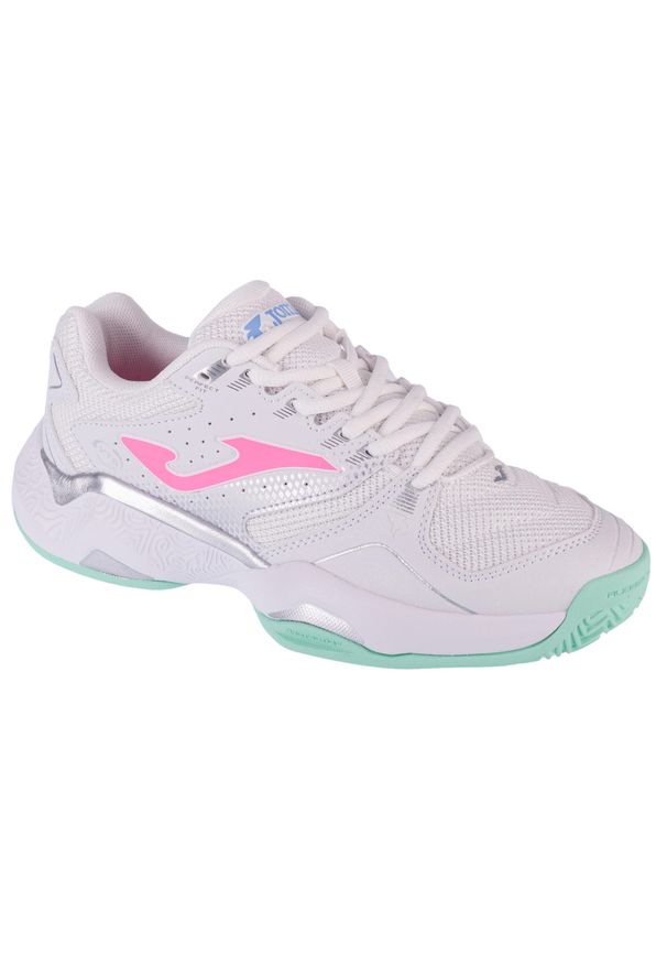 Buty do tenisa damskie, Joma Master 1000 Lady 24 TM10LS. Kolor: biały, zielony, różowy, wielokolorowy. Sport: tenis