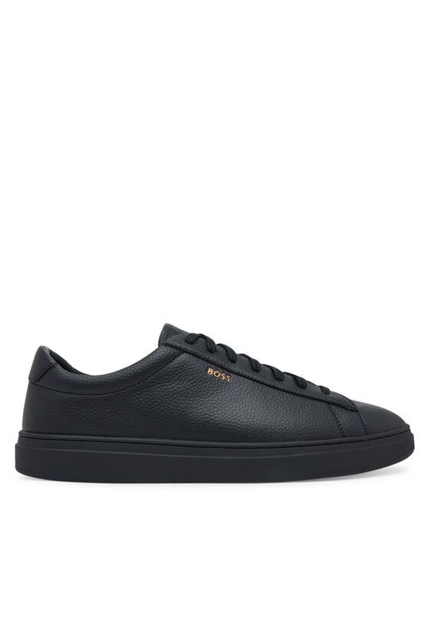 BOSS Sneakersy Kieran 50548716 Czarny. Kolor: czarny. Materiał: skóra
