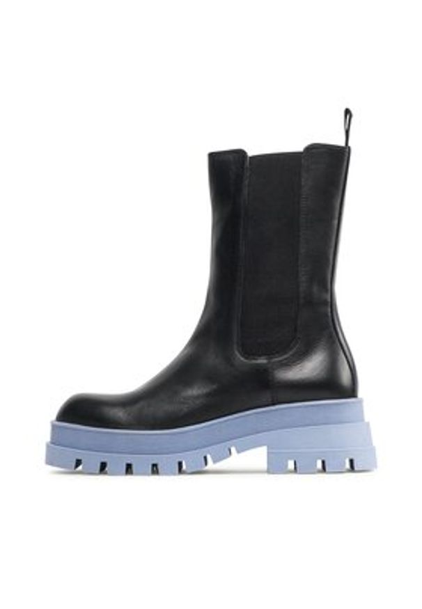 Badura Sztyblety INES-02 Czarny. Kolor: czarny. Materiał: skóra