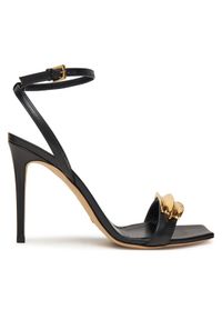 Elisabetta Franchi Sandały SA-45L-52E2 Czarny. Kolor: czarny. Materiał: skóra #1