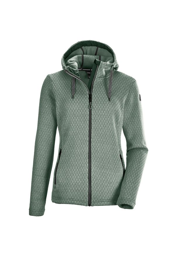 Kurtka polarowa rozpinana damska Killtec KOW 135. Kolor: zielony. Materiał: polar. Sport: turystyka piesza