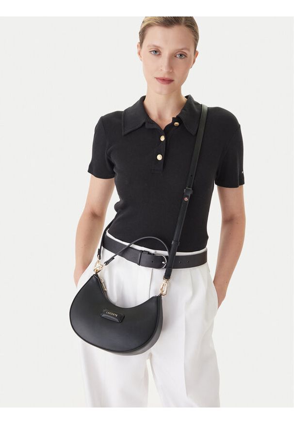 Lacoste Torebka NF5154AU Czarny. Kolor: czarny. Materiał: skórzane