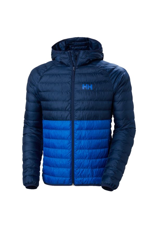 Ocieplana kurtka z kapturem Helly Hansen Banff. Typ kołnierza: kaptur. Kolor: niebieski. Materiał: puch