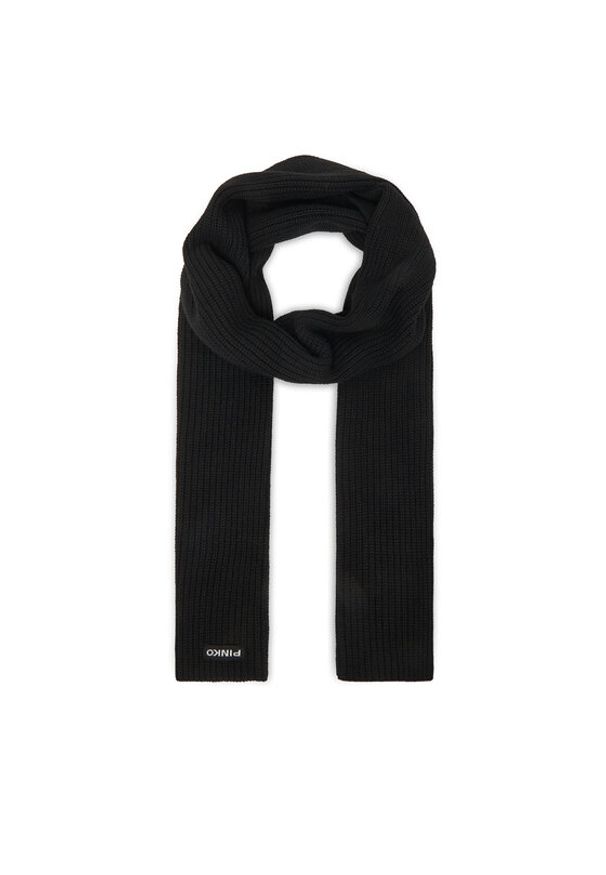 Pinko - PINKO Szalik Slovenia 105996 A2Z4 Czarny. Kolor: czarny. Materiał: materiał, wiskoza