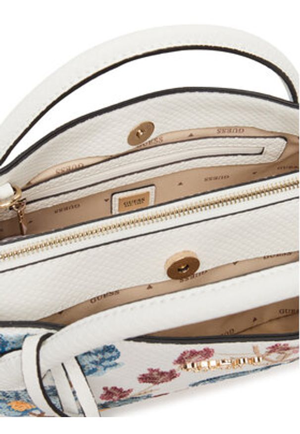 Guess Torebka Zaria HWKF73 30050 Biały. Kolor: biały. Materiał: skórzane