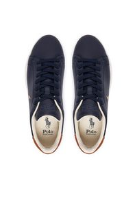 Polo Ralph Lauren Sneakersy Heritage Court II 809P07159002 Granatowy. Kolor: niebieski. Materiał: skóra #2
