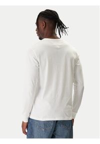 Tommy Jeans Longsleeve Chest Linear DM0DM21594 Écru Regular Fit. Materiał: bawełna. Długość rękawa: długi rękaw #3