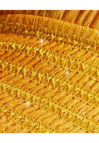 ROCOCO SAND - Jednoczęściowy żółty strój kąpielowy. Stan: podwyższony. Kolor: różowy, wielokolorowy, fioletowy. Materiał: tkanina #2