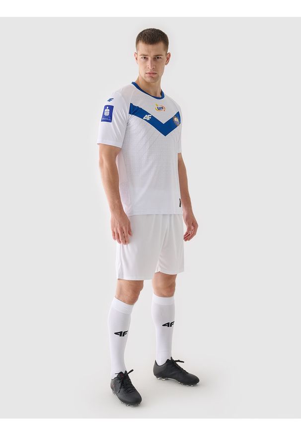 4f - 4F Koszulka klubowa wyjazdowa z sezonu 2024/25 męska 4F x Stal Mielec - multikolor XL. Okazja: do domu, na urodziny. Kolor: wielokolorowy. Materiał: dzianina