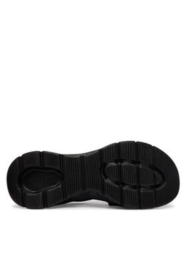 skechers - Skechers Sandały Slip-ins Glide-Step 119557/BBK Czarny. Kolor: czarny. Materiał: materiał