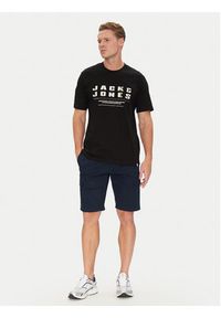 Jack & Jones T-Shirt Recharge 12274716 Czarny Relaxed Fit. Kolor: czarny. Materiał: bawełna #2