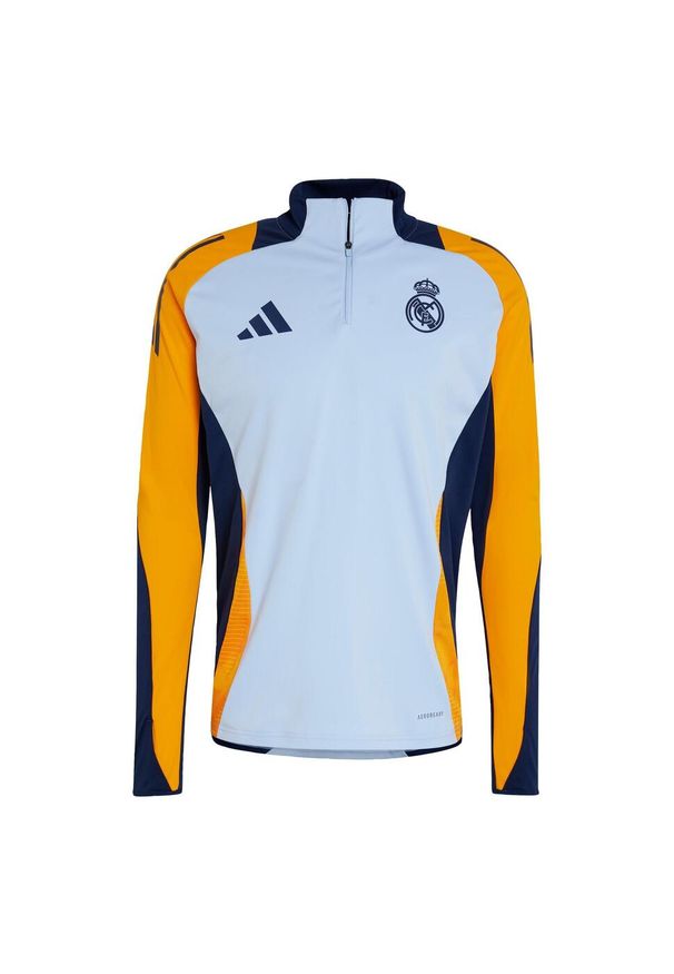 Adidas - Bluza Real Madrid Tiro 24 Competition Training. Kolor: pomarańczowy, wielokolorowy, niebieski. Materiał: materiał