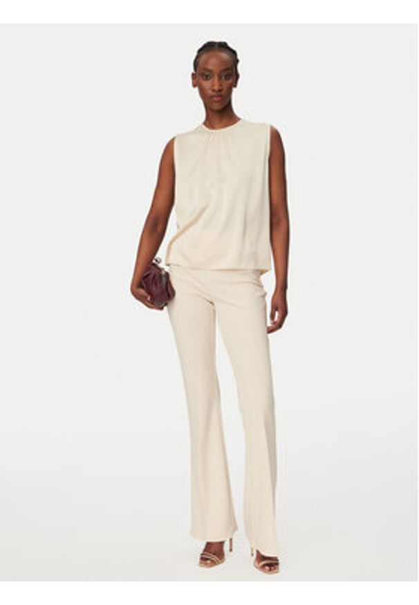 Rinascimento Bluzka CFC0127888003 Beżowy Regular Fit. Kolor: beżowy. Materiał: syntetyk