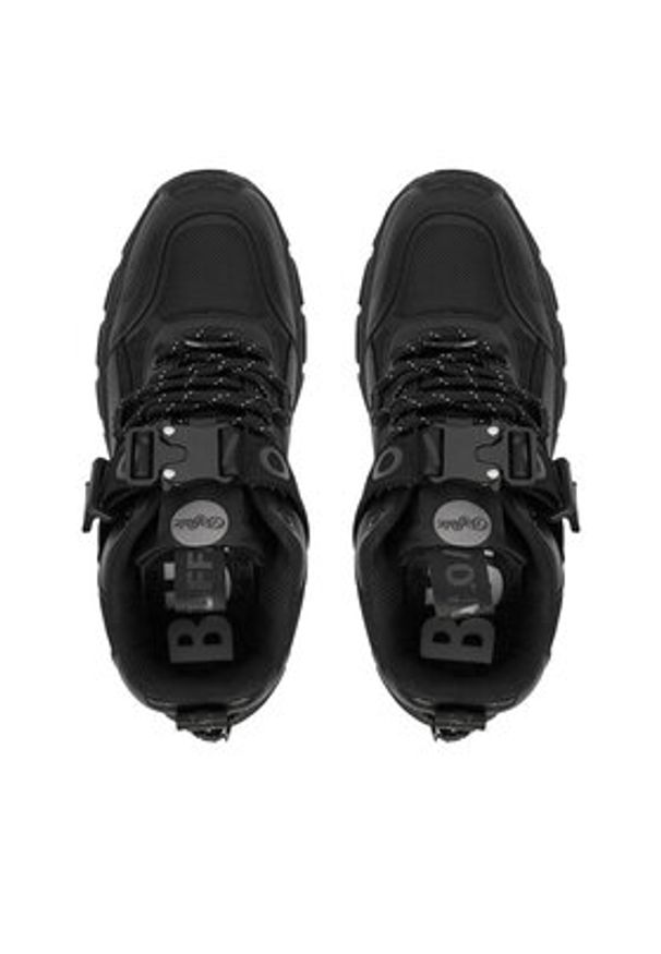 Buffalo Sneakersy Lola lace Up Com Lo 1636503 Czarny. Kolor: czarny. Materiał: skóra