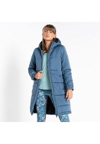 DARE 2B - Renomowana kurtka damska Longline II. Kolor: niebieski. Materiał: poliester, tkanina. Sport: turystyka piesza #1