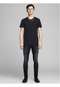 Jack & Jones Komplet t-shirtów Basic 12133914 Czarny Slim Fit. Kolor: czarny. Materiał: bawełna #6