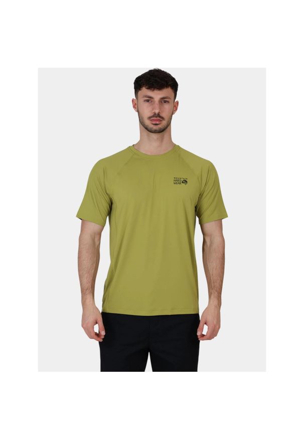 MOUNTAIN HARDWEAR - Koszulka sportowa męska Mountain Hardwear Crater Lake. Kolor: zielony. Materiał: materiał. Długość rękawa: długi rękaw. Długość: długie. Sport: turystyka piesza