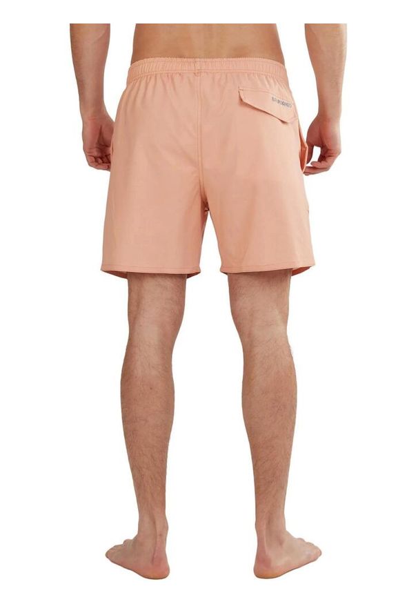 FUNDANGO - Boardshorty męskie Fundango Bono. Kolor: różowy. Materiał: poliester. Styl: sportowy