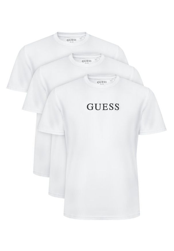 Guess Komplet t-shirtów U6GG04 KCAM1 Biały Regular Fit. Kolor: biały. Materiał: bawełna