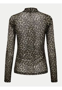 only - ONLY Bluzka Erica 15141298 Brązowy Regular Fit. Kolor: brązowy. Materiał: syntetyk #5