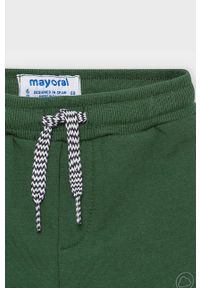 Mayoral - Spodnie dziecięce 68-98 cm. Okazja: na co dzień. Kolor: zielony. Materiał: bawełna, poliester, dzianina, elastan. Styl: casual #3