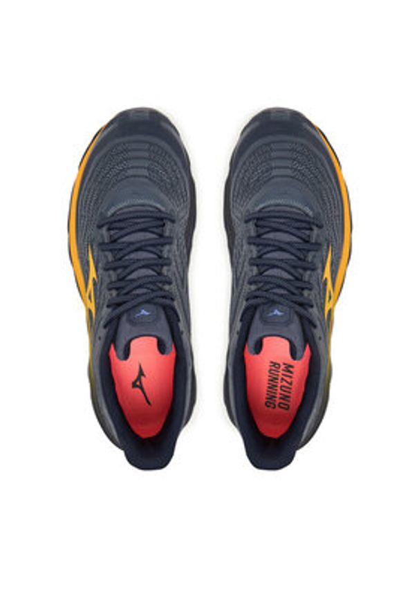 Mizuno Buty do biegania Wave Horizon 8 J1GC2526 Czarny. Kolor: czarny. Materiał: materiał. Model: Mizuno Wave