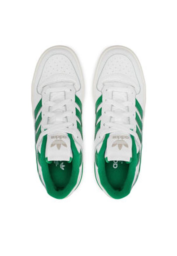 Adidas - adidas Sneakersy Forum Low Cl J IH0223 Biały. Kolor: biały. Materiał: skóra