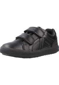 Geox - Buty GEOX J ARZACH BOY Czarny. Kolor: czarny. Materiał: syntetyk, tkanina, skóra. Sport: turystyka piesza