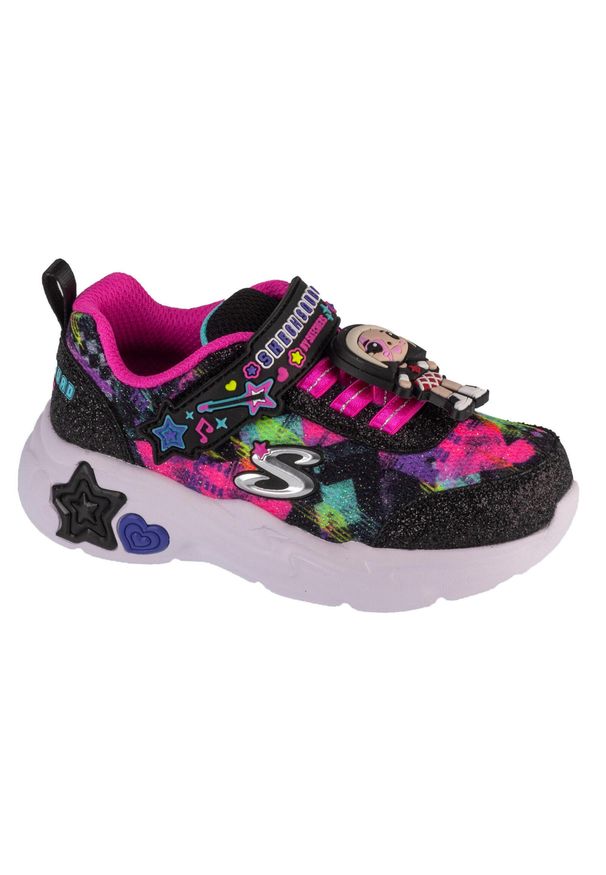 skechers - Buty sportowe Sneakersy dziewczęce, Snuggle Sneaks - Skech Squad. Kolor: czarny. Sport: turystyka piesza