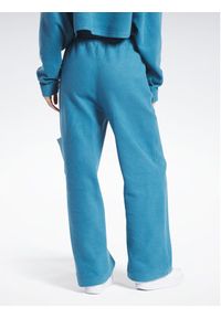 Reebok Spodnie dresowe Reebok Classics Reverse Fleece Wide Leg Joggers HS0385 Niebieski. Kolor: niebieski. Materiał: bawełna, dresówka #2