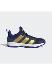 Adidas - Buty indoor dziecko adidas Stabil. Kolor: żółty, wielokolorowy, niebieski