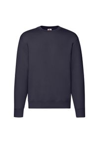 FRUIT OF THE LOOM - Męska Bluza Rozpinana Premium. Kolor: niebieski